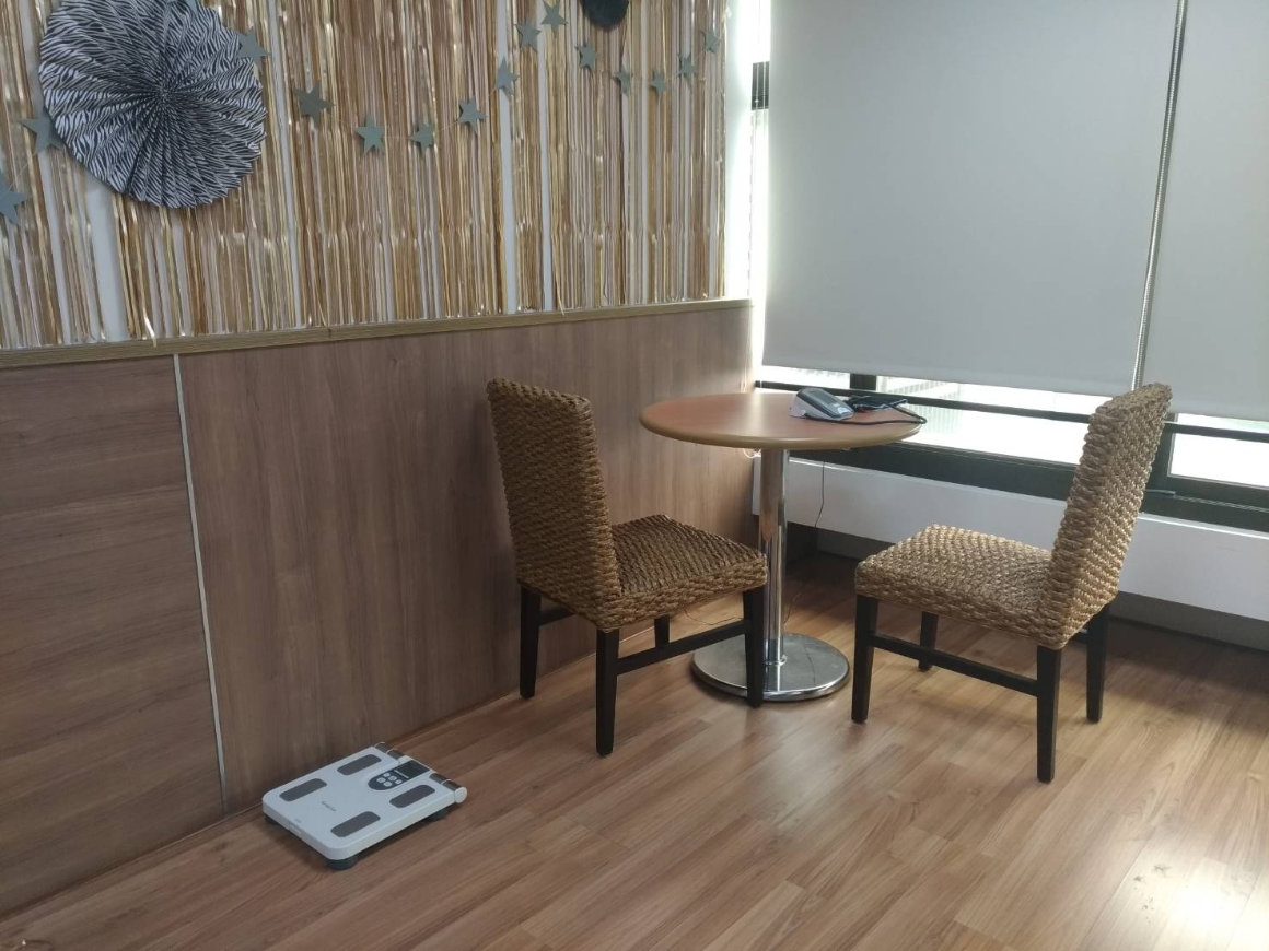 提供血壓計、體重體脂計、設置桌球、撞球運動娛樂室及健身房,免費提供同仁使用(楠梓廠區)